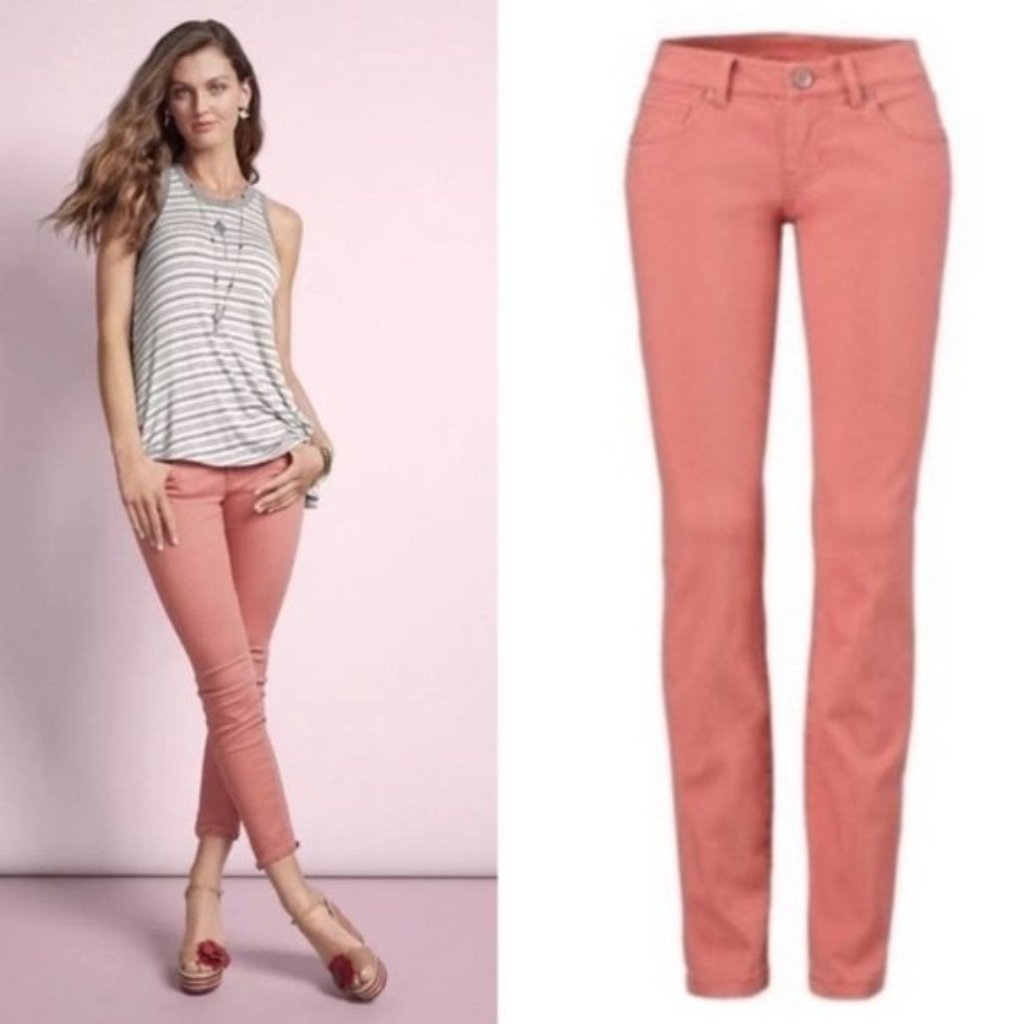 Cabi 5310 Brick Dust Skinny Jeans 4 Euc